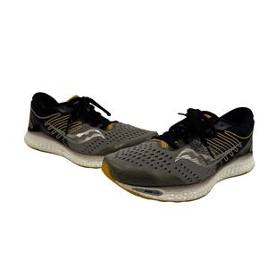 Saucony Men's Neutral Running Shoes Gray Black PWRRUN Size 9.5